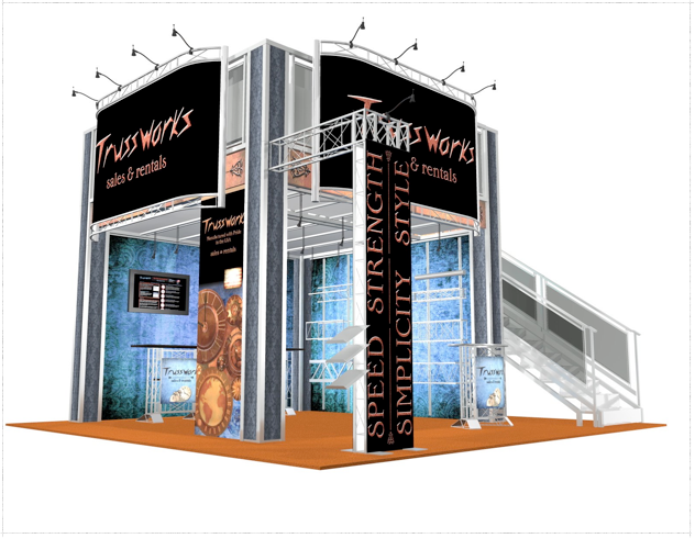20 x 20 Trussworks Double Deck Truss Display System