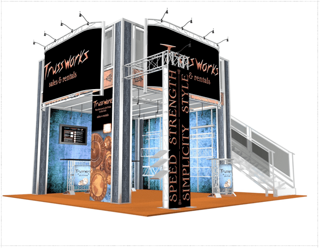 20 x 20 Trussworks Double Deck Truss Display System