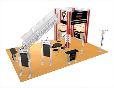 20 x 30 Tech Tangle Double Deck Truss Display System