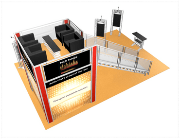 20 x 30 Tech Tangle Double Deck Truss Display System