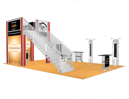 20 x 30 Tech Tangle Double Deck Truss Display System