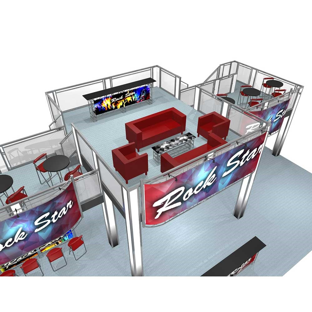 20 x 60 Rock Star Double Deck Truss Display System