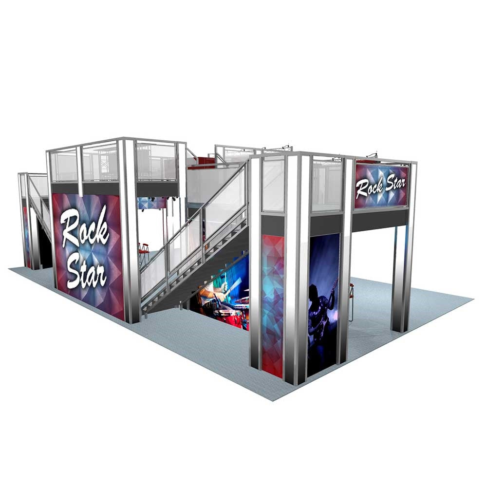 20 x 60 Rock Star Double Deck Truss Display System