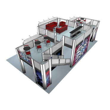 20 x 60 Rock Star Double Deck Truss Display System