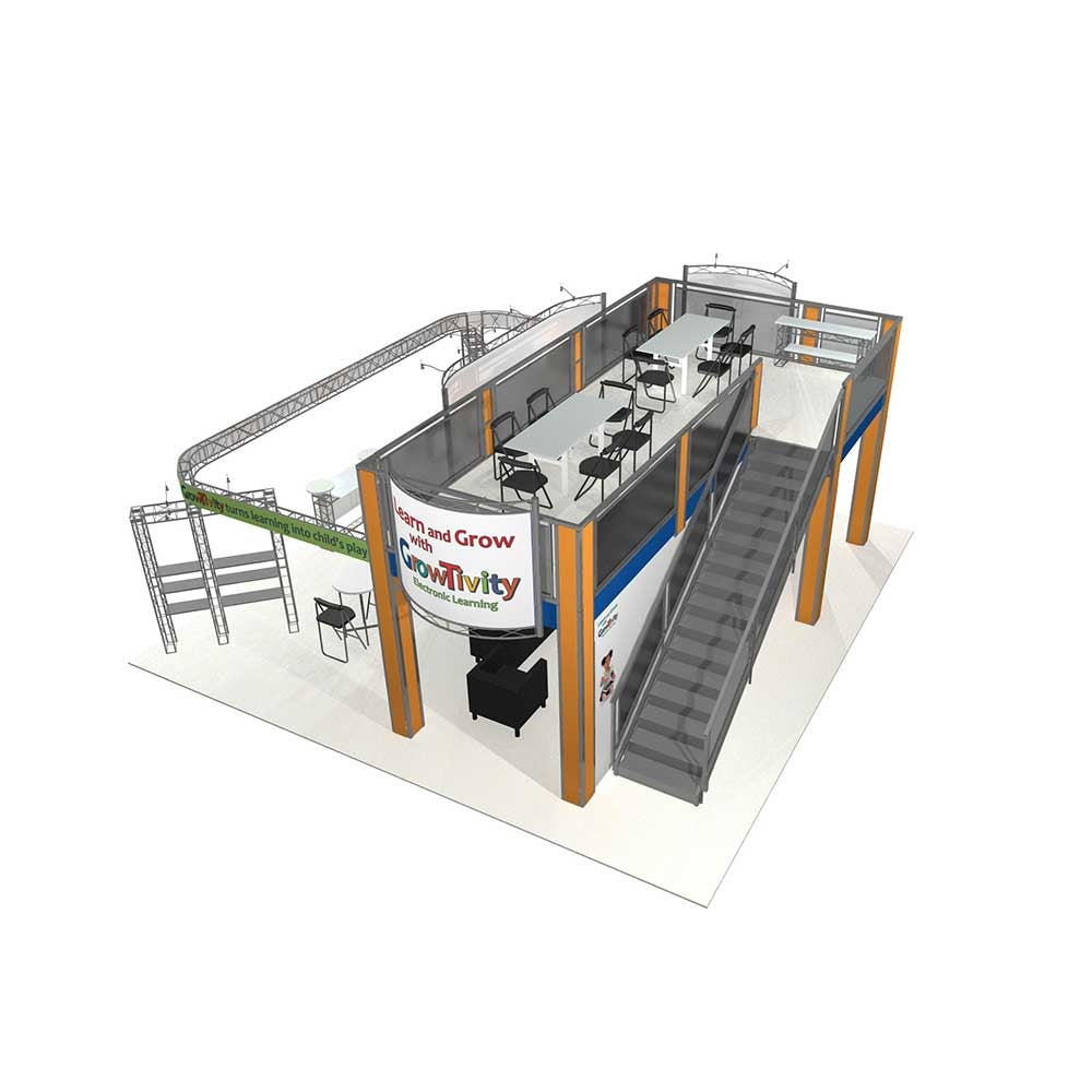 30 x 30 Growtivity Double Deck Truss Display System