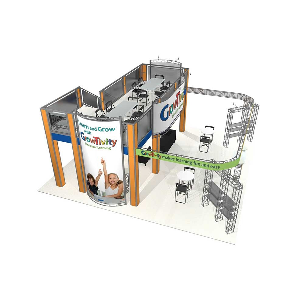 30 x 30 Growtivity Double Deck Truss Display System
