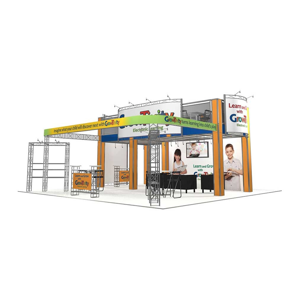 30 x 30 Growtivity Double Deck Truss Display System