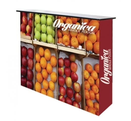 EASY FABRIC POP UP COUNTER DISPLAY - FRAME, GRAPHICS