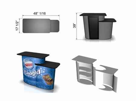 SOLO COMPUTER BOOTH PODIUM