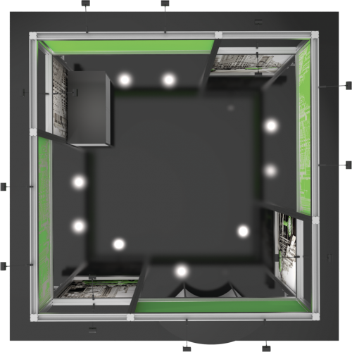 20 X 20 HYBRID PRO MODULAR ISLAND KIT 18