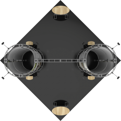 Gemini 20X20 Orbital Express Truss Exhibit
