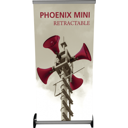 15.50" PHOENIX MINI RETRACTABLE BANNER STAND