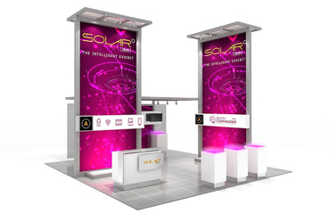 Solar A 20'x20' Modular Exhibit - Base Package