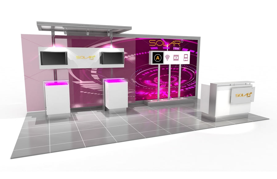 Solar A 20'x20' Modular Exhibit - Base Package