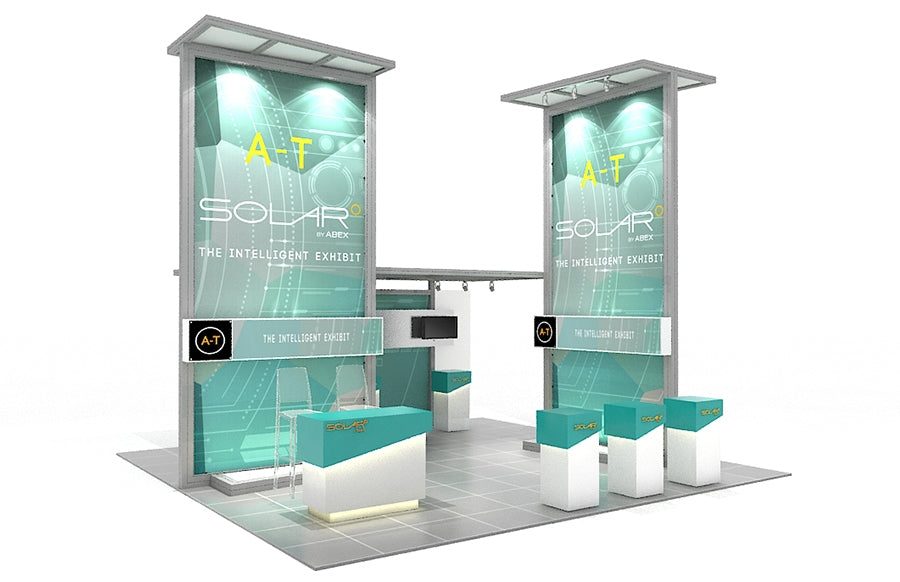 Solar AT 20'x20' Trapezoidal Modular Display - Base Package