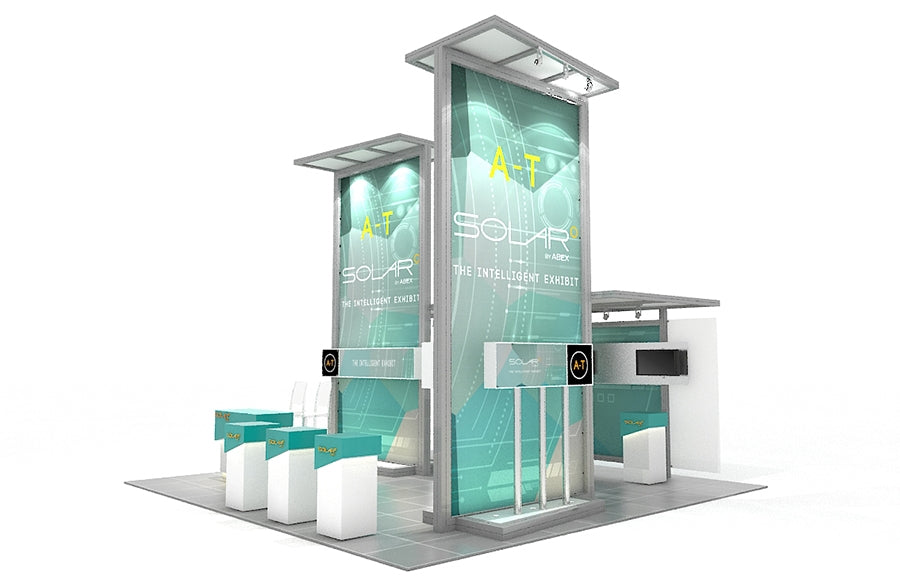 Solar AT 20'x20' Trapezoidal Modular Display - Base Package