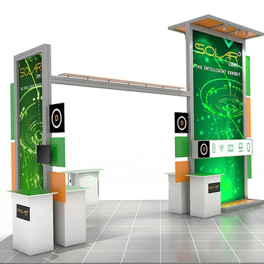 Solar D 20'x20' Modular Booth - Base Package