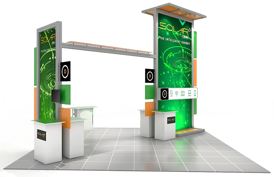 Solar D 20'x20' Modular Booth - Base Package