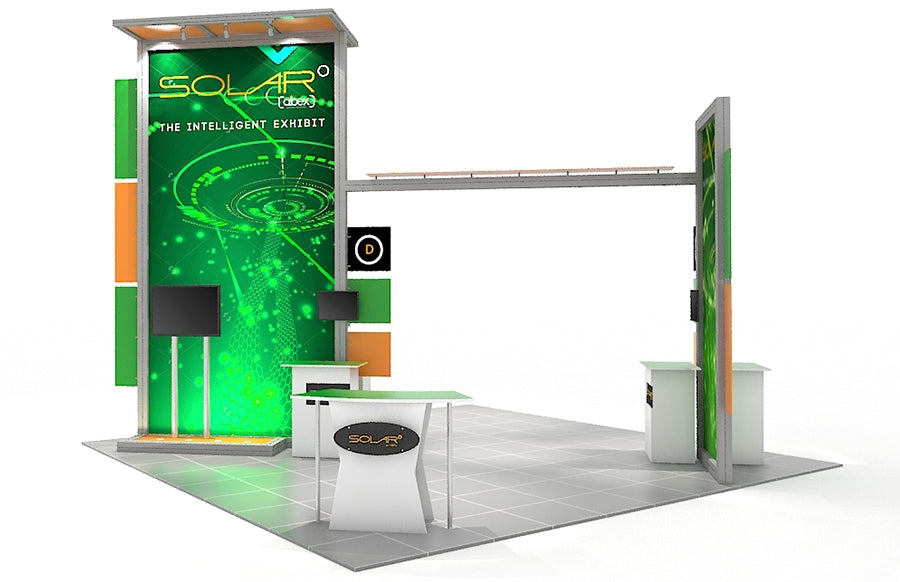 Solar D 20'x20' Modular Booth - Base Package