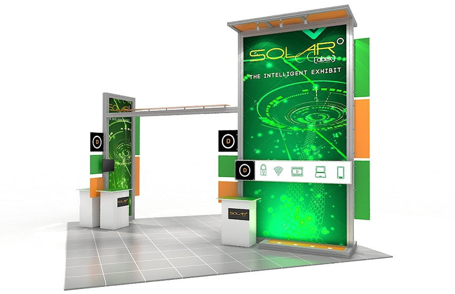 Solar D 20'x20' Modular Booth - Base Package