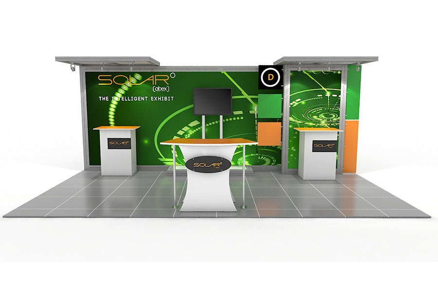 Solar D 20'x20' Modular Booth - Base Package
