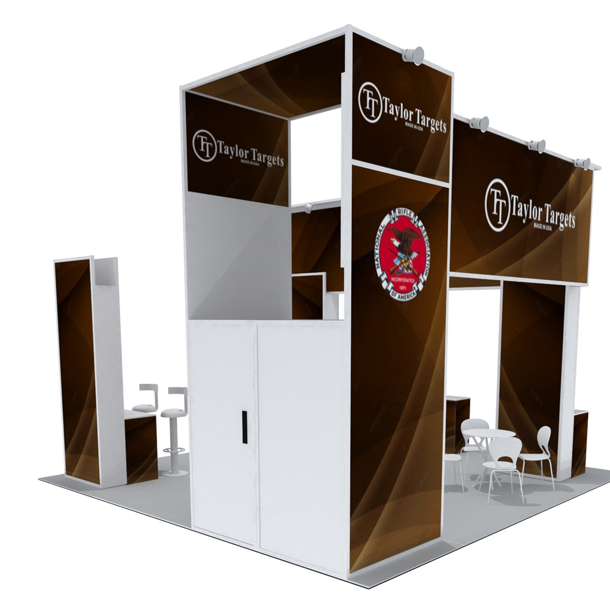 20'x20' Modular Exhibit Booth - Taylor Targets
