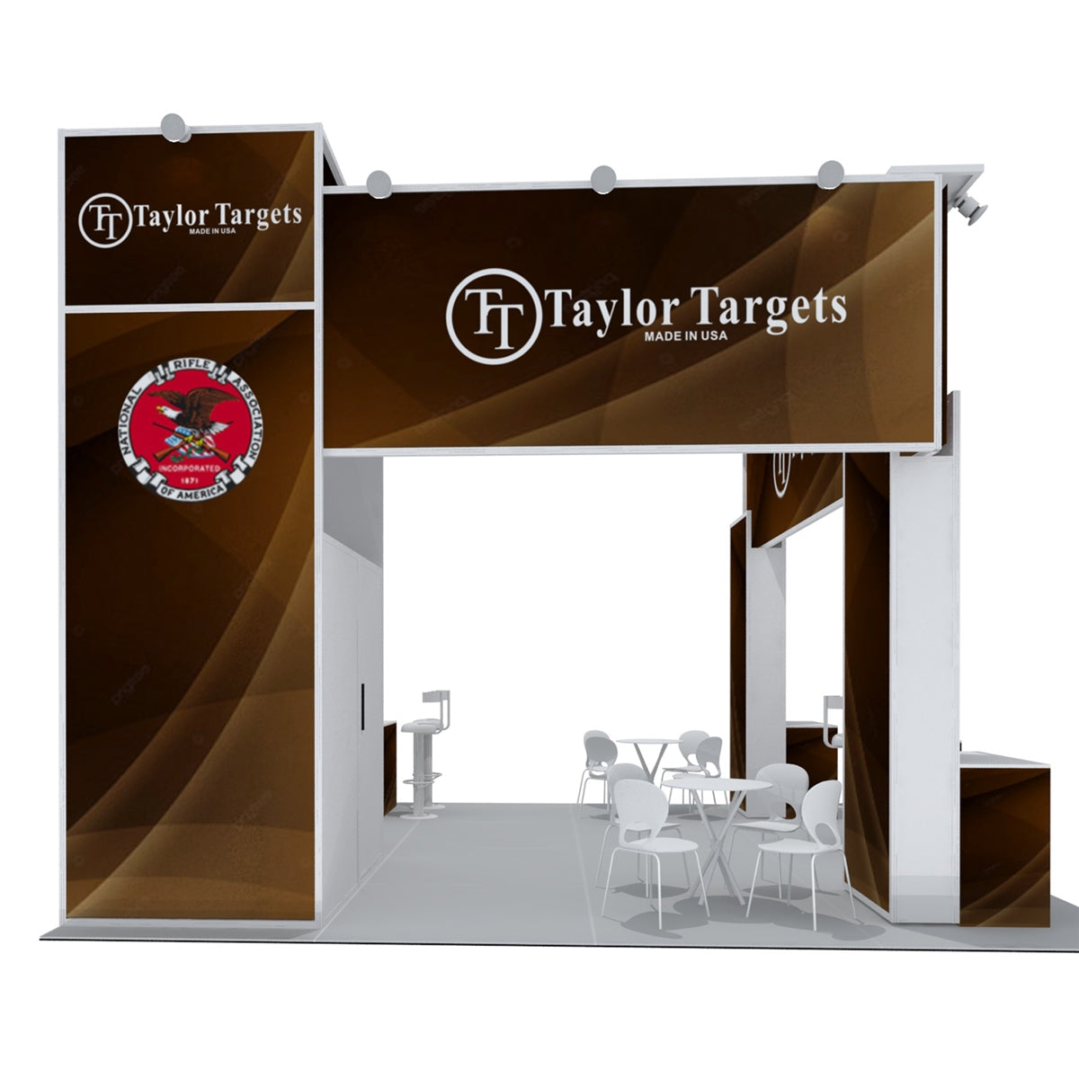 20'x20' Modular Exhibit Booth - Taylor Targets