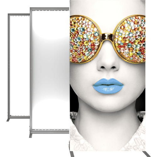 4ft x 8ft VECTOR FRAME LIGHT BOX RECTANGLE 04 FABRIC BANNER DISPLAY