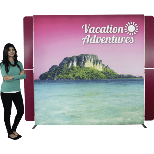 4ft x 8ft VECTOR FRAME LIGHT BOX RECTANGLE 04 FABRIC BANNER DISPLAY