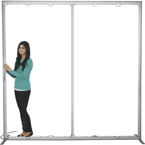 4ft x 8ft VECTOR FRAME LIGHT BOX RECTANGLE 04 FABRIC BANNER DISPLAY