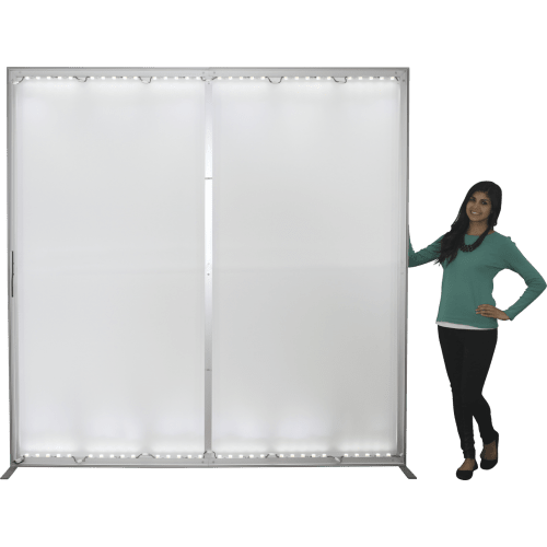 4ft x 8ft VECTOR FRAME LIGHT BOX RECTANGLE 04 FABRIC BANNER DISPLAY