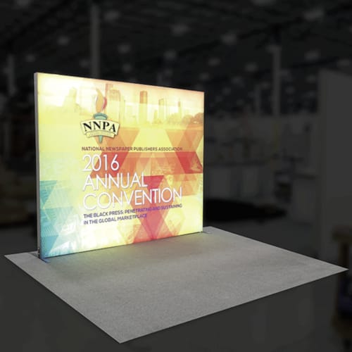 8ft x 10ft VECTOR FRAME LIGHT BOX RECTANGLE 05 FABRIC BANNER DISPLAY