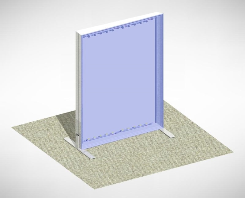 8ft x 10ft VECTOR FRAME LIGHT BOX RECTANGLE 05 FABRIC BANNER DISPLAY