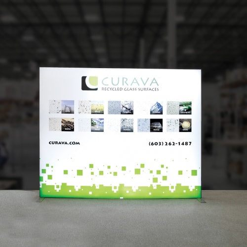 8ft x 10ft VECTOR FRAME LIGHT BOX RECTANGLE 05 FABRIC BANNER DISPLAY