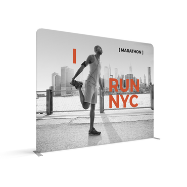 10' FLAT STRAIGHT WALL TENSION FABRIC DISPLAY