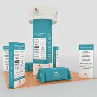 Island 20x20 Trade Show Booth - Network