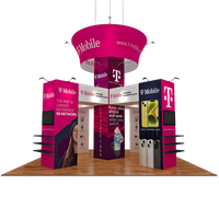 20 X 20 Trade Show Exhibit Booth - TMobile