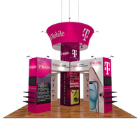 20 X 20 Trade Show Exhibit Booth - TMobile