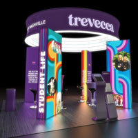 20 X 20 Back lit Trade Show Booth - Travecca