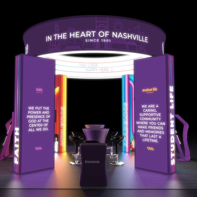 20 X 20 Back lit Trade Show Booth - Travecca