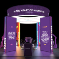 20 X 20 Back lit Trade Show Booth - Travecca