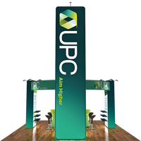 20x20 12ft Tall Trade Show Exhibit Booth - UPC