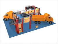 50 x 40 Lift Hauling Double Deck Truss Display System