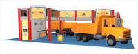 50 x 40 Lift Hauling Double Deck Truss Display System