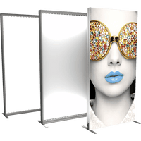 4ft x 8ft VECTOR FRAME LIGHT BOX RECTANGLE 04 FABRIC BANNER DISPLAY