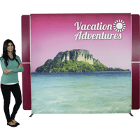 4ft x 8ft VECTOR FRAME LIGHT BOX RECTANGLE 04 FABRIC BANNER DISPLAY