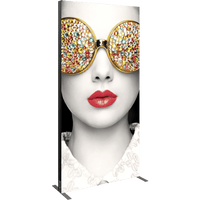 4ft x 8ft VECTOR FRAME LIGHT BOX RECTANGLE 04 FABRIC BANNER DISPLAY